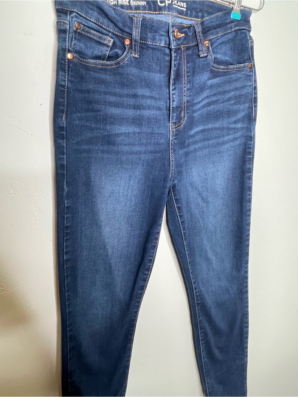 CP Jeans High-Rise Skinny Jeans Size 9 Medium Wash - Picture 4 of 6